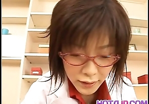 Kasumi Uehara oddball doctor strokes penis