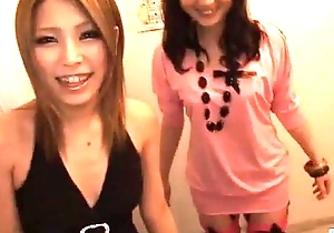 Akari Kimishima enjoys sharing cock with will not hear of friend