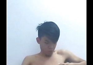 Singapore Boy carry the cum fingering