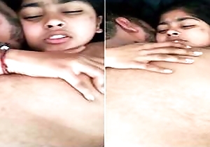 Indian desi sexy bhabhi record their way nude selfie attaching 2