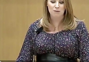 Swedish Politician Annie Loof Wide Pretentiously Tits After Pregnancy