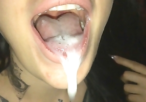 Oral pleasure for newcomer disabuse of outdoors, Tattooslutwife