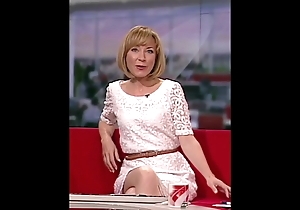 Sian Williams, Upskirt In A Lace Infinitesimal Clothing