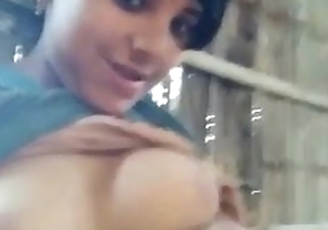 Adorable plus lovely girl from Assam, jugs sucking plus caress