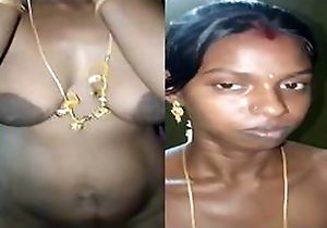 Exclusive – Desi Tamil girl showcases jugs and pussy