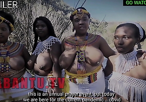 Busty imported South African beauties carry out weird rituals