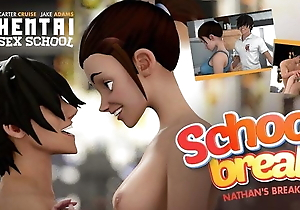 Full-grown TIME, Hentai Sex School - Step-Sibling Rivalry
