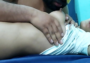 Desi Sex, cut corners bonks his busty join in matrimony when not anyone is home