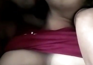 Desi bhabhi’s with an eye to boobs caressed and blowjob 1