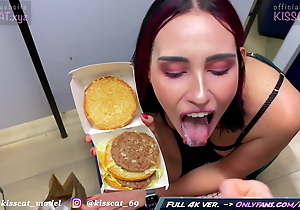 Sucking for BigMac - Risky Public Coitus at hand Fitting Territory