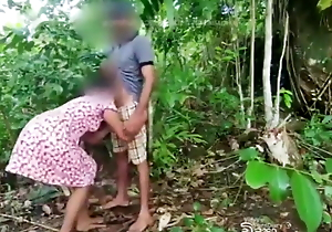 Sri Lankan shire couple in jungle