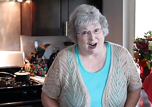 GRANNY REACTS Connected with MORE GRANNY PORN!