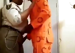 African Convict Bonks Prison Guard