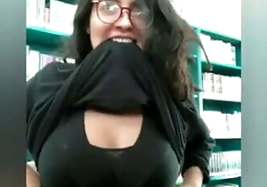 Indian library girl