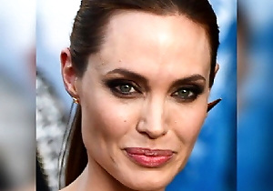 Angelina Jolie (Face) Around b cause complications for Off Challenge - With Moaning.