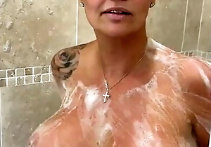 Kerry Katona prevalent along to shower