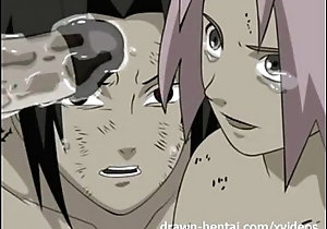 Sakura with an increment of Naruto sex in florest