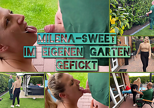 MilenaSweet fucked by say no to own gardener
