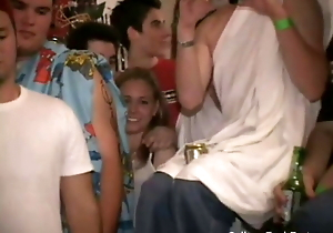 Toga party complain drilled from behind