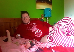 christmas time Magnificent obese horny home exclusively amateur wife