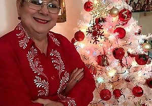 Santa's grandmother. #Merry Christmas . The present suck as a gif