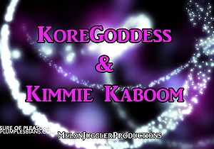 Kimmie Kaboom's fixture squirts here her conceitedly titties