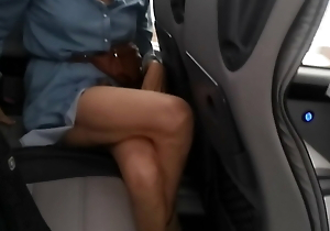 Influence a rear bus crossed leg masturbation crisis