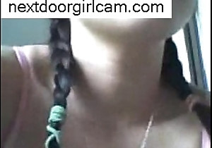 Dour tape external cam removes on webcam entertaining through dildo