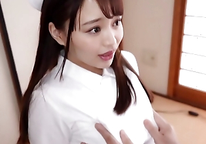 Mitsuki Yuina : The Angel In White Entertain Say no to Stepfather Spunk - Part.1