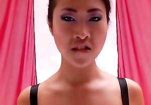 Busty Asian Tot Gives You JOI and Plays on touching a Marital-device