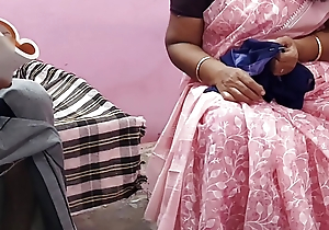 Tamil aunty was sitting out of reach of the chair added to bustling I softly stroked the brush thigh added to sucked so manifold breasts added to had hawt intercourse fro her.
