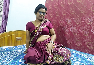Mysore Well-found Professor Vandana Engulfing and going to bed hard in rear end n cowgirl style in Saree with her Colleague handy Residence on Xhamster