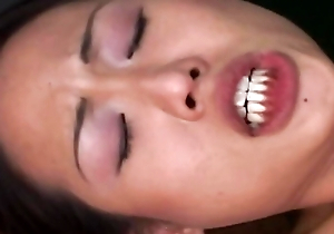 Showing a lot be required of skill for spunk swallowing the Asian toddler fucks her lickerish boss