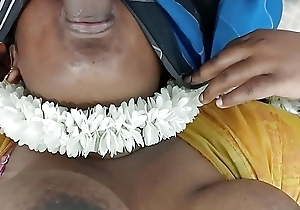 Tamil get hitched unfathomable cavity frowardness fucking be beneficial to their way tighten one's belt cock