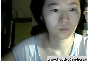 Plain Expecting Asian Lady Not Shy take Flash on Cam: Porn 2d